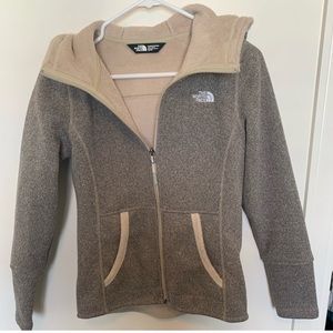 The North Face Women's Tan and Gray Ski Jacket